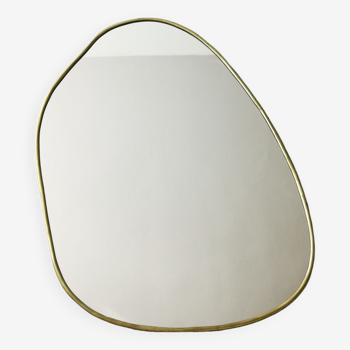 Brass mirror 60x45cm
