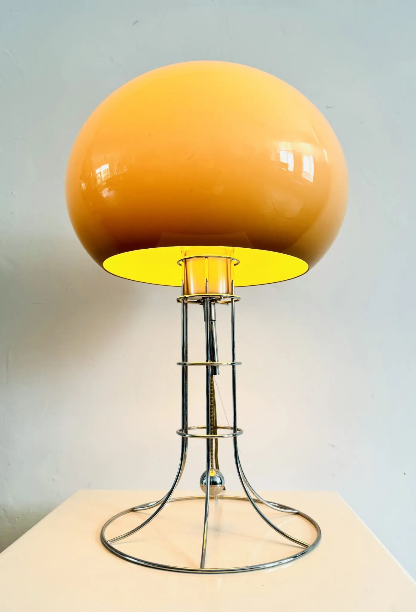 Lampe de table champignon par Herda Verlichting, Pays-Bas, années 1970.