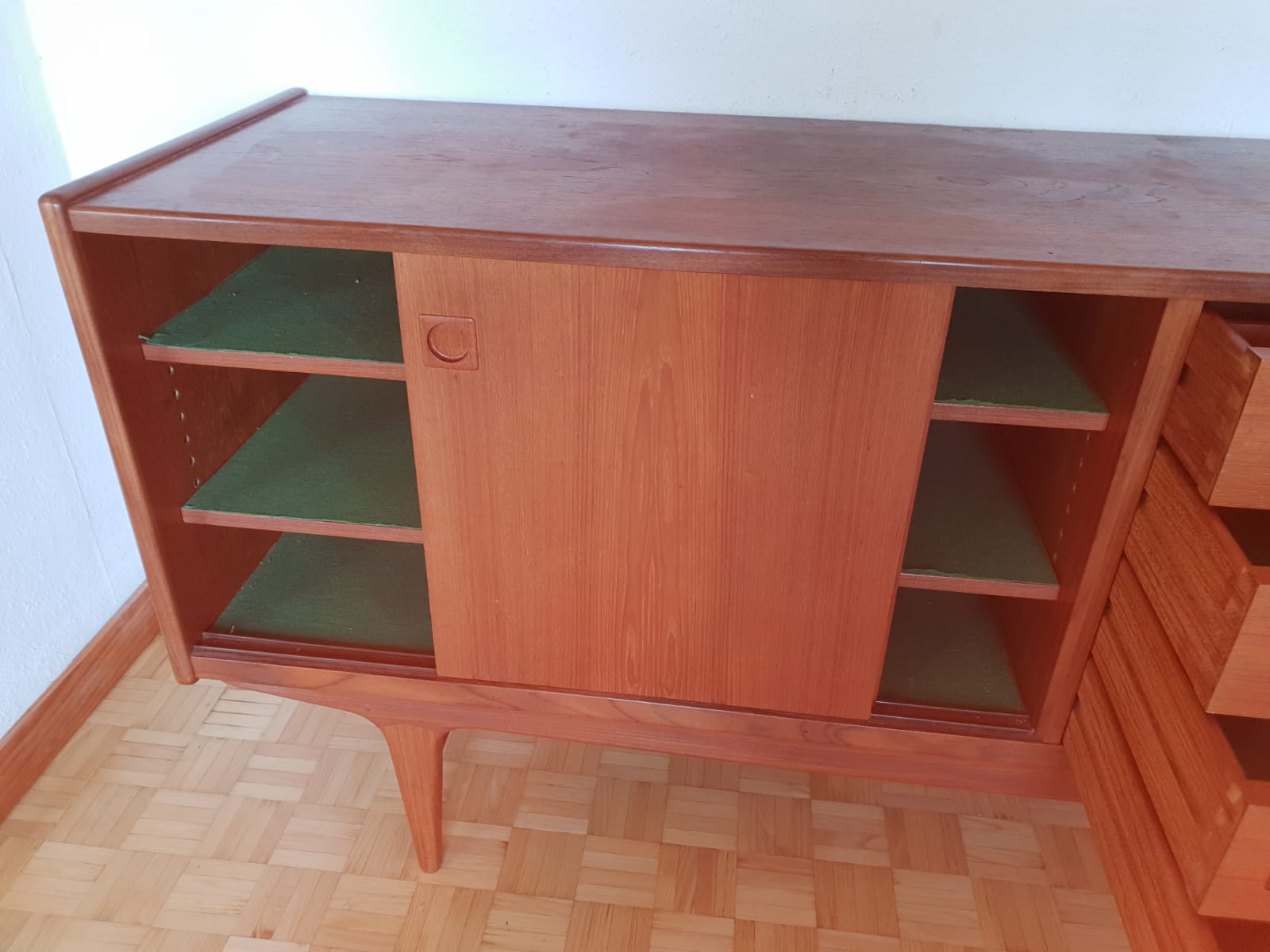 Enfilade scandinave en teck
