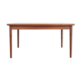 Mid-century danish teak extendable dining table, 1960