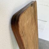 Miroir scandinave en teck massif 1970