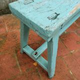 Banc en bois banc de ferme patine ancienne