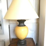 Vintage cracked ceramic lamp