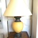 Vintage cracked ceramic lamp