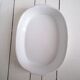 Aluminite Frugier gratin dish, porcelain with fire