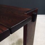 Constructivist Oak Dining Table, Belgium, 1960s