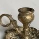 Cellar rat candlesticks (pair) in vintage bronze, re-edition from the 80s