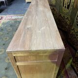 Solid teak row