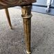 Table basse bois doré plateau marbre ancien table d'appoint