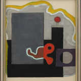 Composition abstraite scandinave 1970