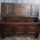 Louis XIV oak chest from the 19th century.