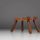 Mid-Century Tree Trunk Coffee Table, France, 1910s