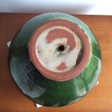 Old terracotta pot enamelled ball shape