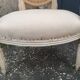 Antique armchair in Louis XVI style from the late 19th century.