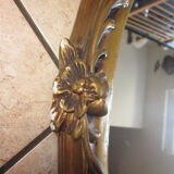 Gold mirror in platre 47x67cm