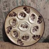 French vintage Pornic oyster plate