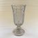 Vase en verre moulé