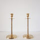 Pair of vintage brass candlesticks