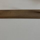 Modernist oak wall-mounted coat rack L53.5cm