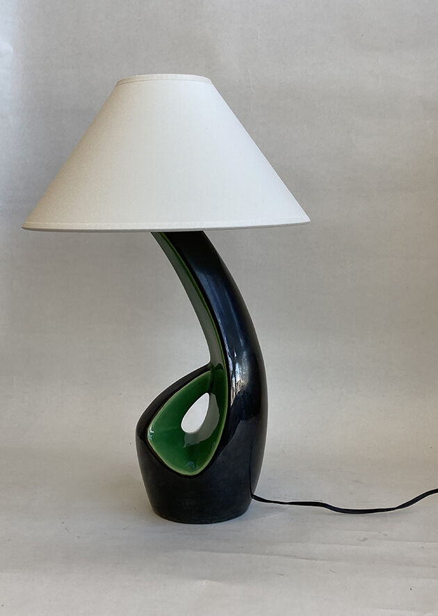 Ceramic lamp freeform 1950