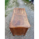 19th century walnut chest of drawers with 3 drawers