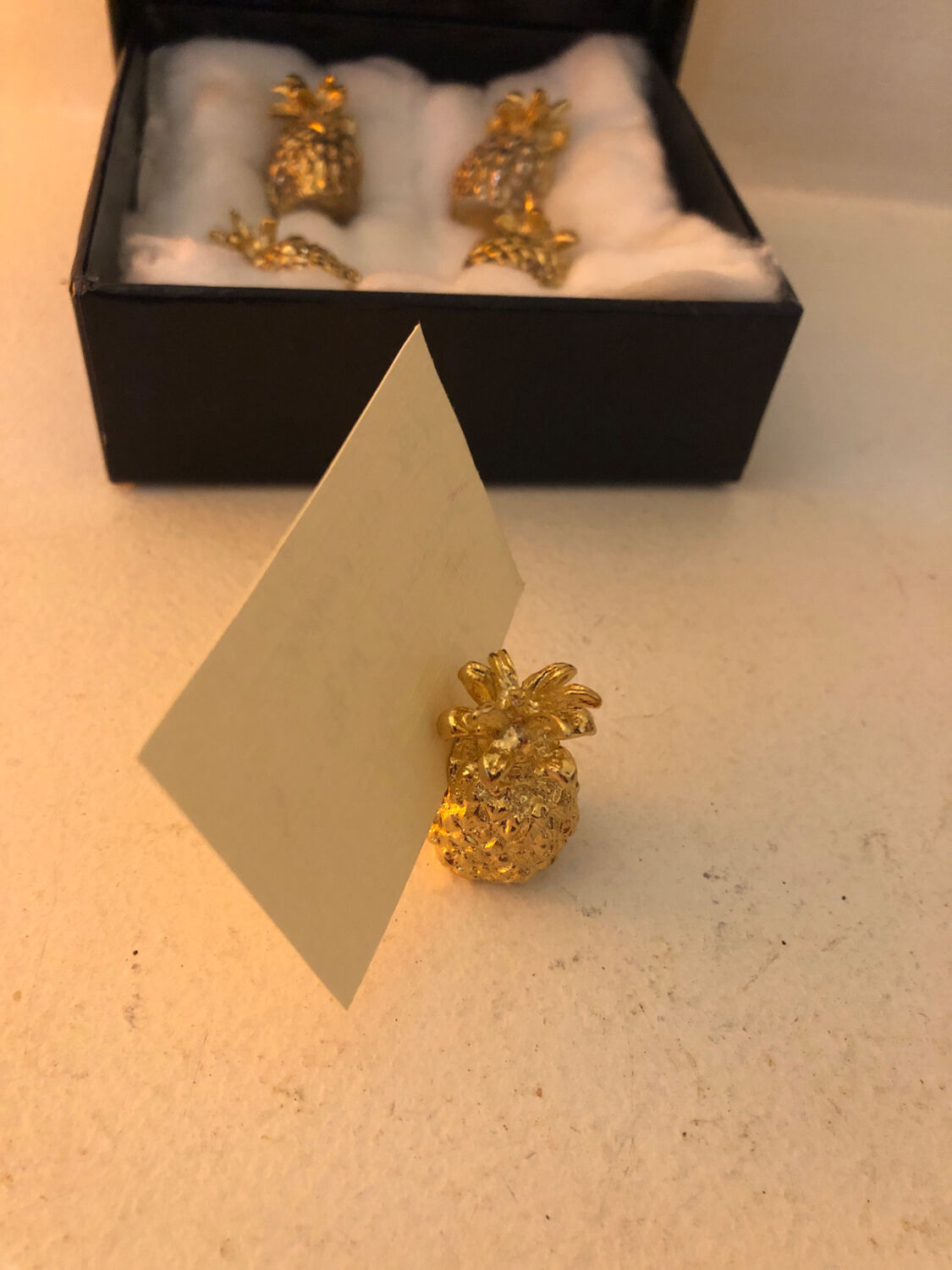 Pineapple name holders, 1970