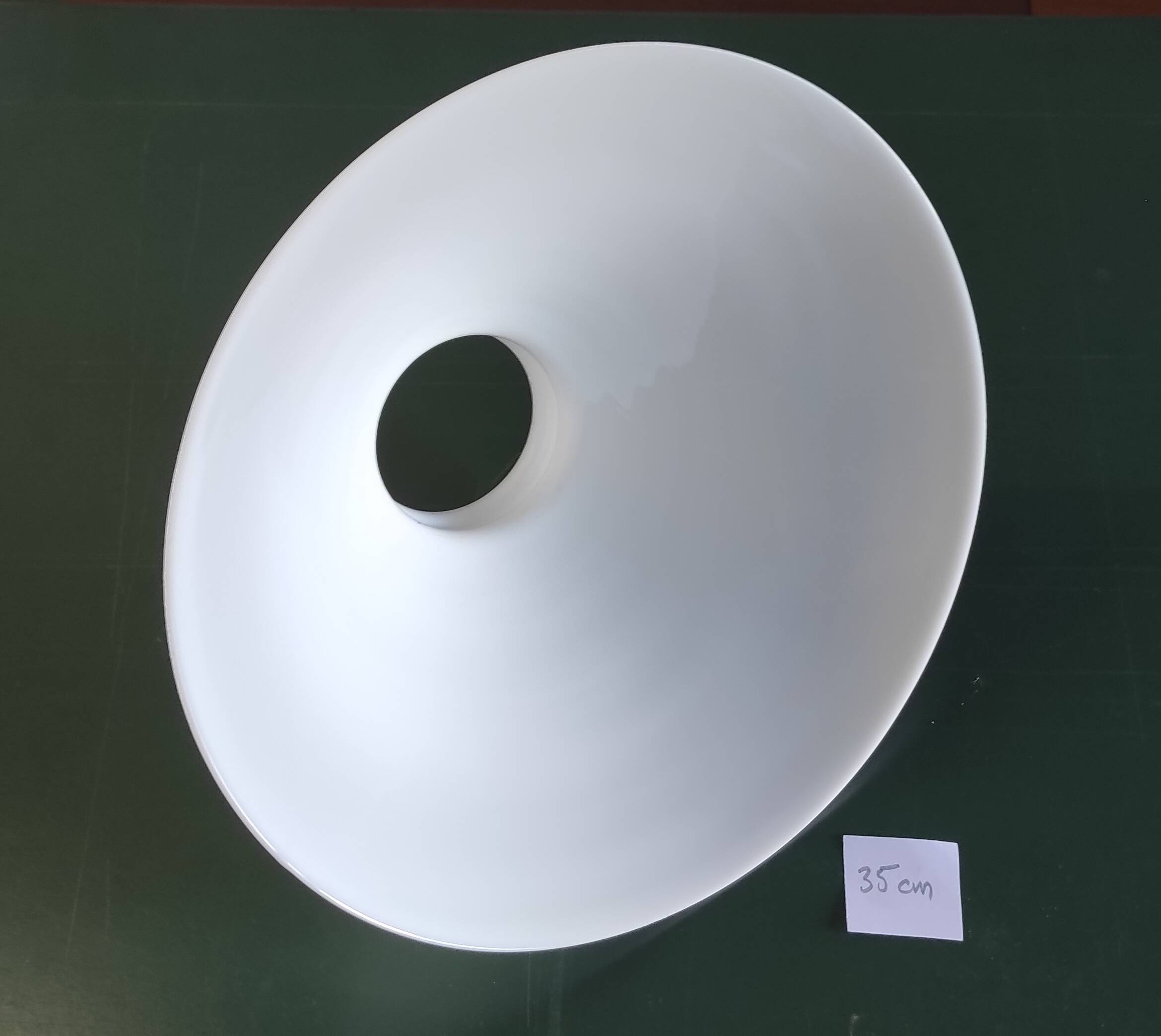 Set of 3 opaline lampshades - early 20th century