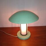 Small Art Deco mushroom lamp in lacquered metal