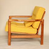 Scandinavian retro yellow armchair by Z.Baczyk 1965