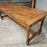 Antique French table farm dining table 19th century 73 x 201 cm