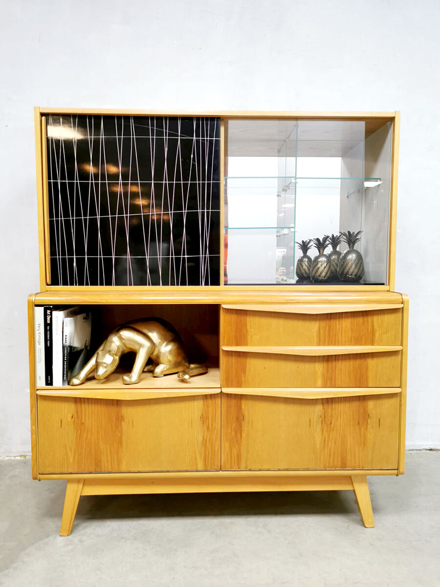 Vintage Czech design cocktail bar by Bohumil Landsman for Jitona