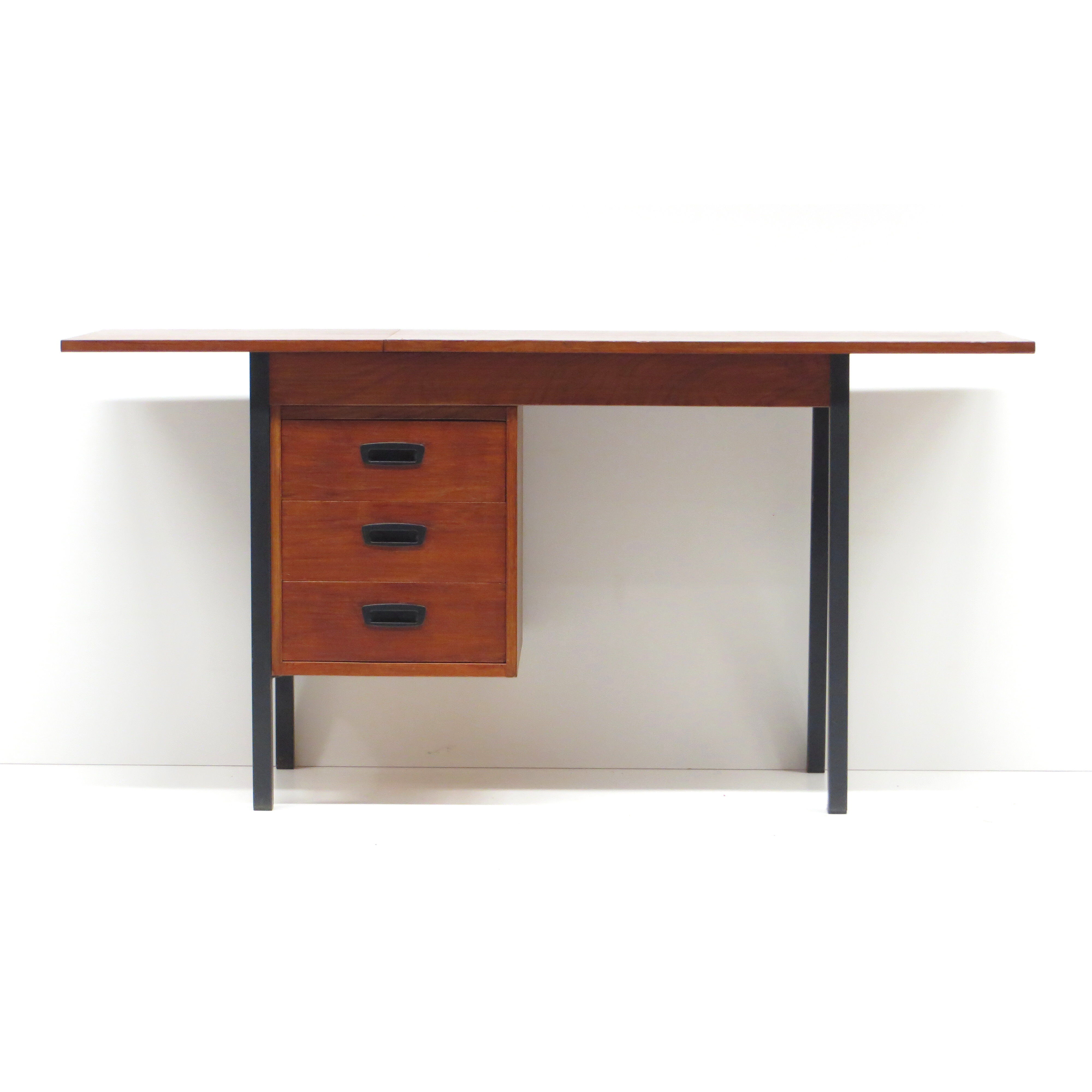 Vintage mid century drop leaf desk made in the 60s