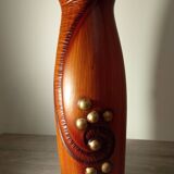 Vase collaboration between G de Bryun and Atelier Dubois at Bouffioulx.