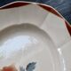 Antique oval serving dish in Digoin Sarreguemines faience 9181 – Decor f