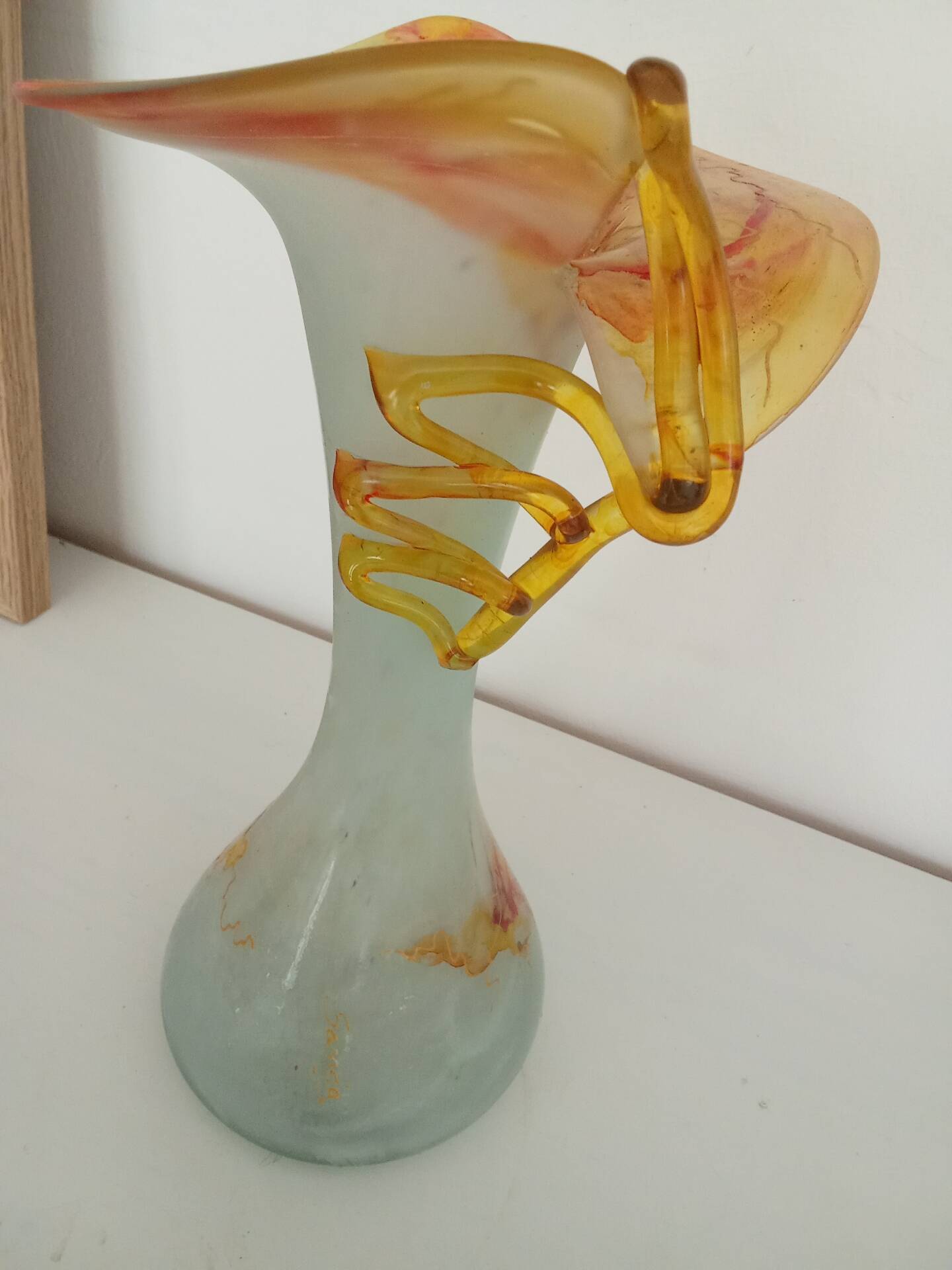 Vase en pâte de verre