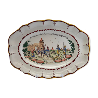 Oval dish French Revolution Saint Clément