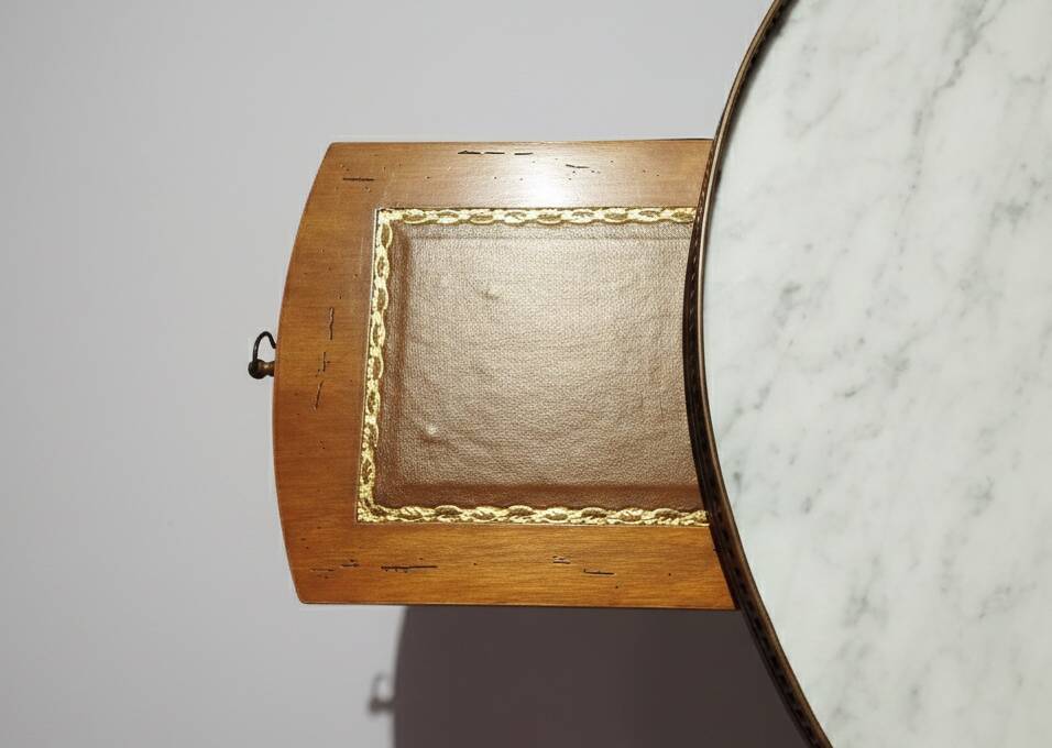 "Louis XVI style 'bouillotte' table"
