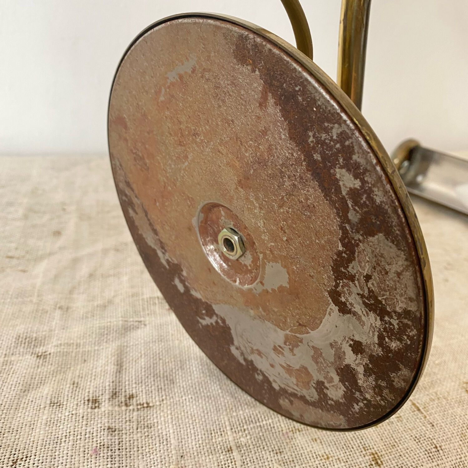 Notary lamp, brass piano lamp