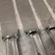12 silver-plated table knives by Ercuis, Senlis pattern, 24.7cm