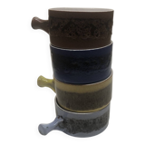 Set of 4 ceramic bowls