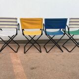 4 Chambord folding armchairs from the 1950s