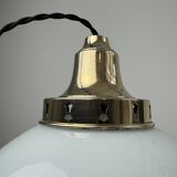 Vintage 23 cm XL opaline pendant light