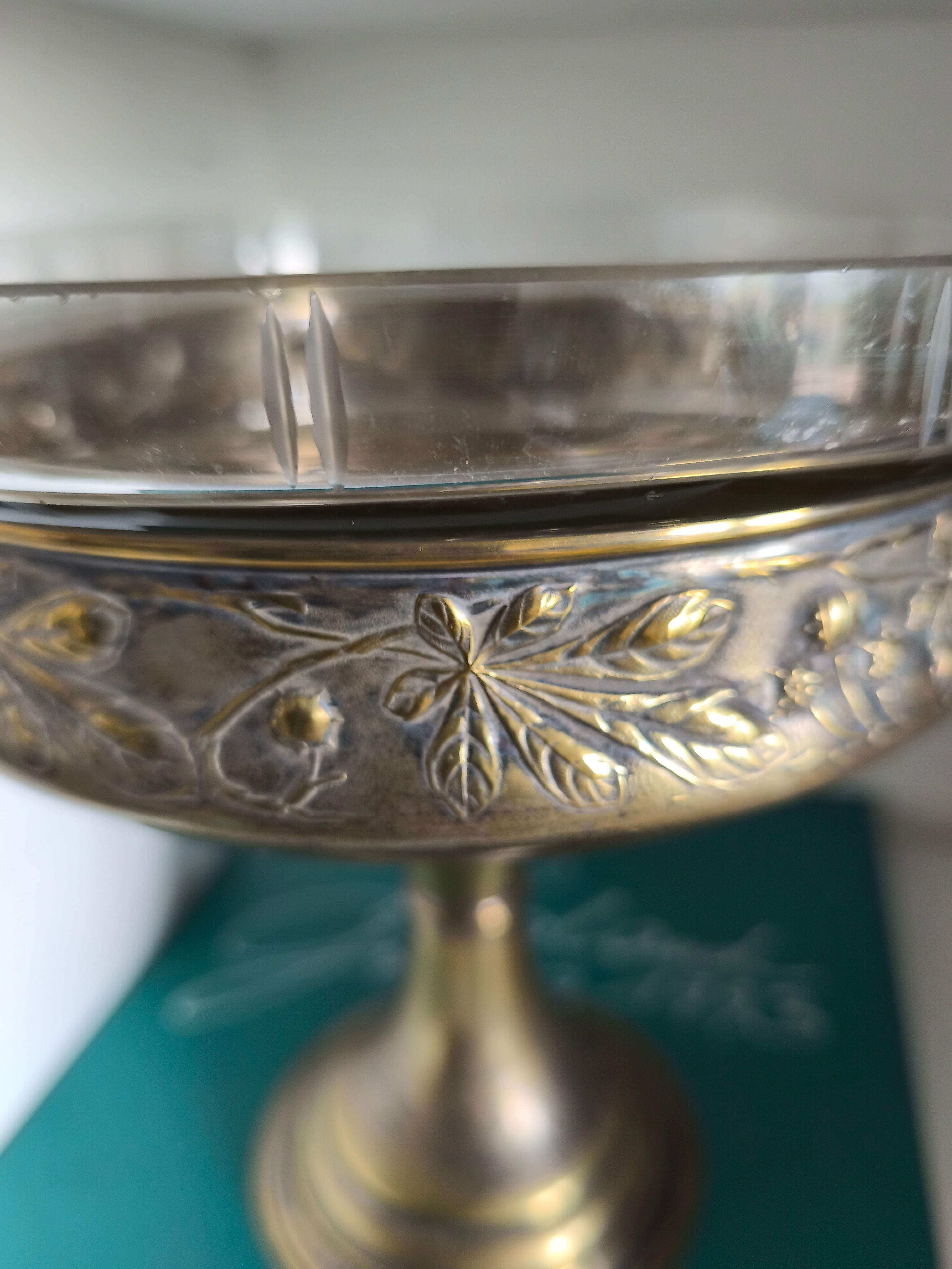 Brass fruit bowl