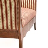 Recamier silk velvet loveseat, 1930