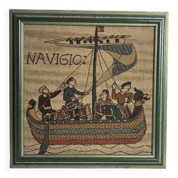 Bayeux tapestry reproduction framing 20th century