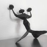 Brutalist candlestick David Palombo