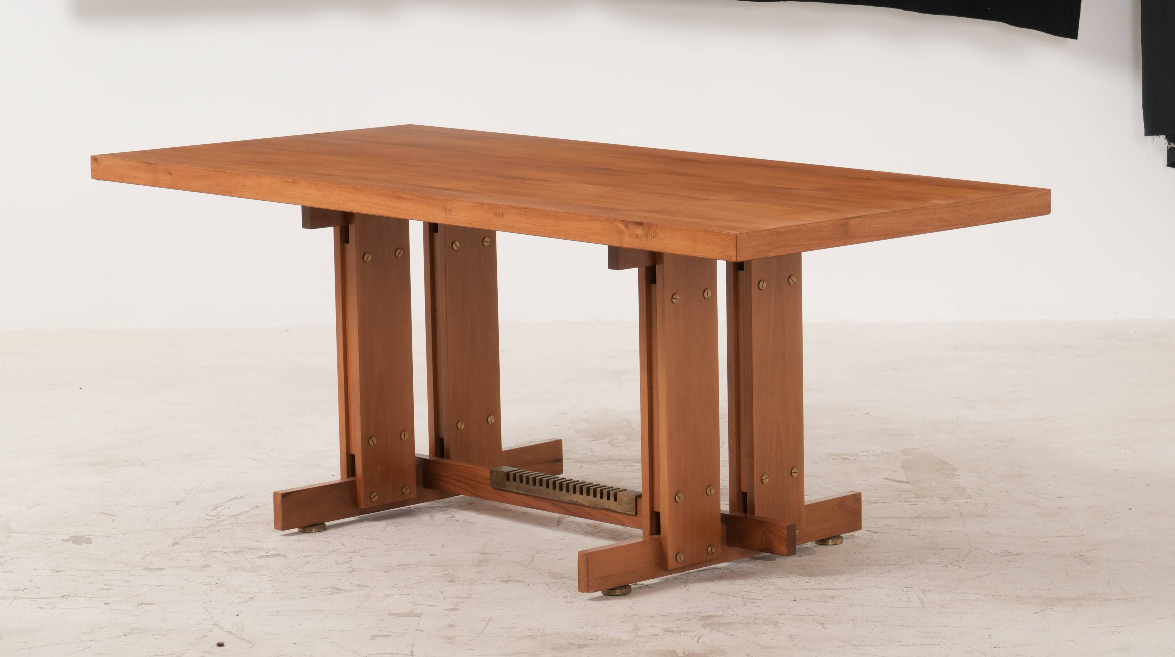 Ilmari Topiovaara/ Large Dining Table (wood)/ Vintage Design Dining Table