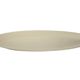 Cream oval decorative plate in Gien earthenware, 1970s, Made in France.