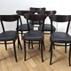 Set of 6 Banana bistro chairs, TON