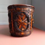 Rattan plant pot